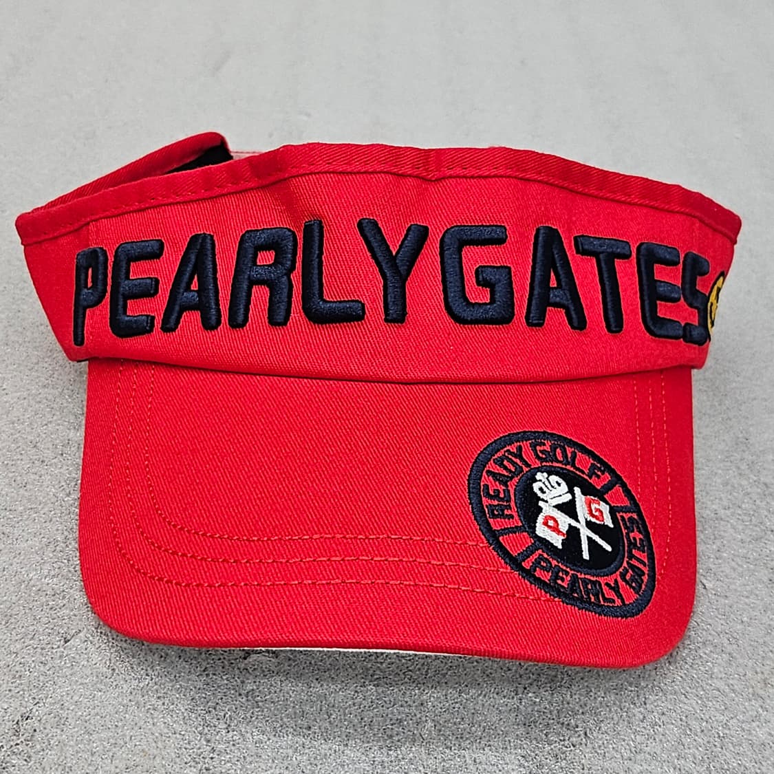 매력적인 레드 색상의 파리게이츠 골프 썬캡 상품이미지2