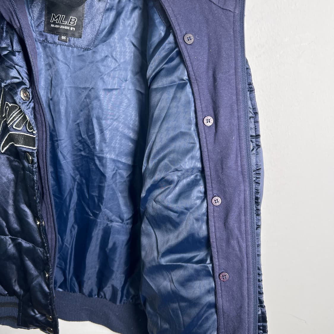 MLB 엠엘비 뉴욕양키스 네이비 후드 패딩 점퍼 85 상품이미지8