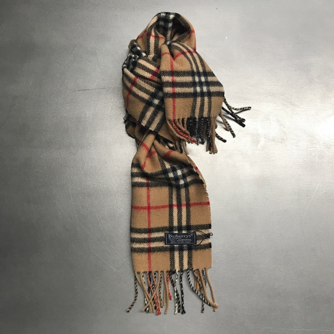 버버리 정품 램스울 머플러 베이지 상품이미지1