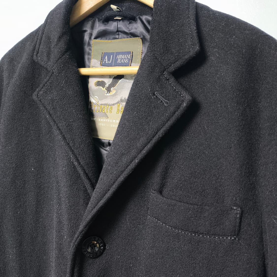 [L] ARMANI JEANS 알마니 진 울 코트 상품이미지1