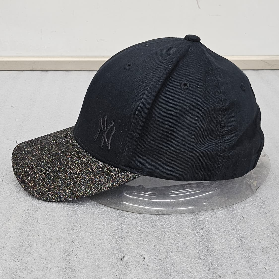 MLB 뉴욕 양키스 정품 글리터 볼캡 블랙 상품이미지4