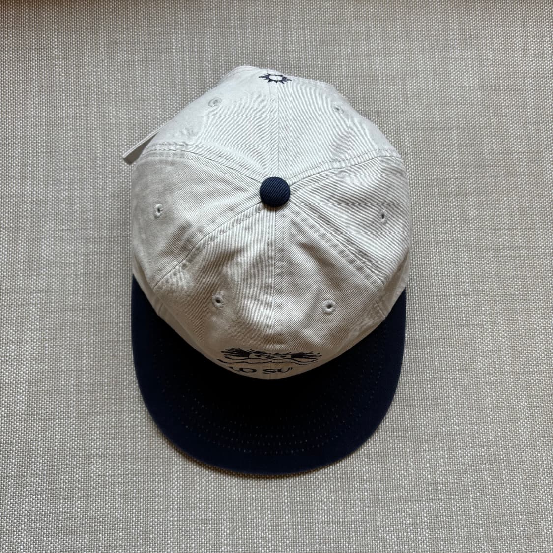 헬로선라이즈 볼캡 아이보리/네이비 상품이미지7