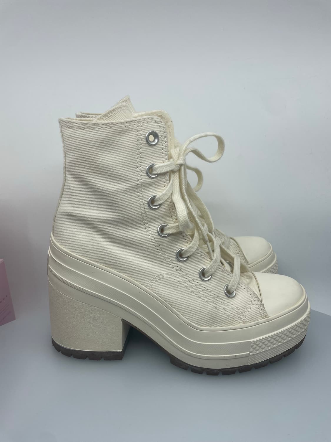 컨버스 converse 디 럭스 힐 에그렛(화이트) 220 스니커즈 상품이미지5