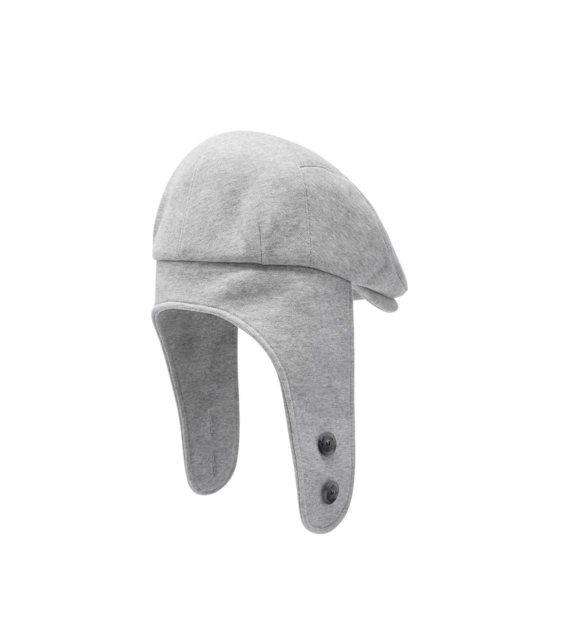 더콜디스트모먼트 SKULL SCARF HUNTING CAP_GREY 상품이미지2