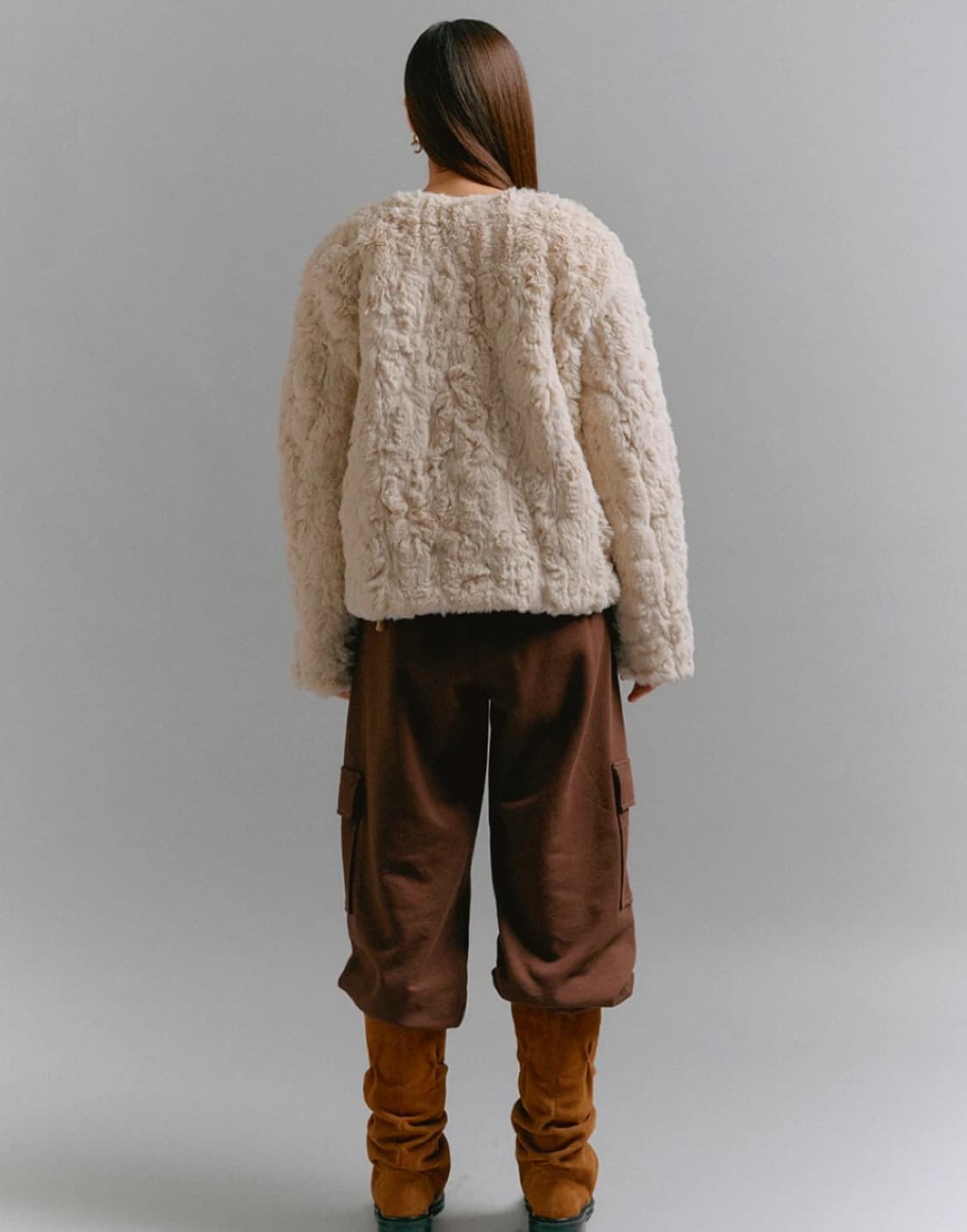 소프트서울 레더 퍼자켓 SOFTSEOUL LEATHER MIX FUR 상품이미지2