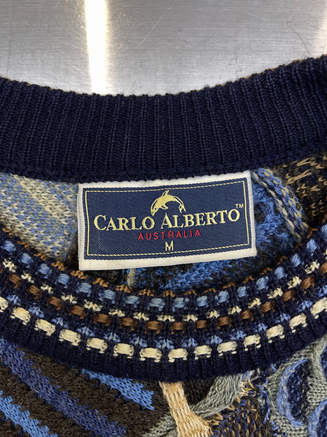 카를로 알베르토 3D 오스트레일리아 케이블 울 스웨터 상품이미지5