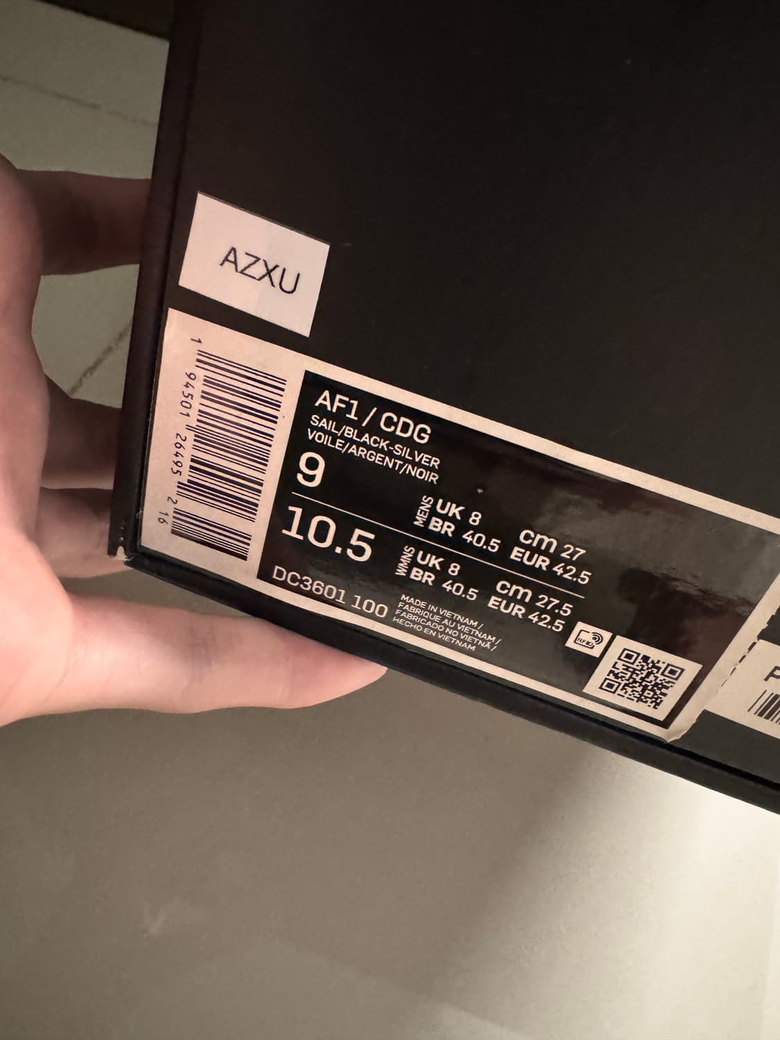 꼼데가르송 나이키 에어 포스 상품이미지8