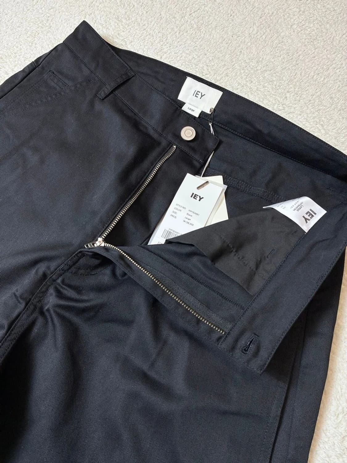 이에이 IEY 맥 사이드 턱 와이드 팬츠 PN7359 상품이미지3