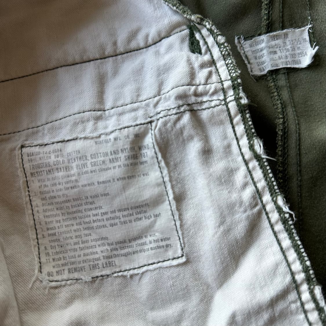 [M-R]미군 US ARMY 70s M65 필드 팬츠 상품이미지9