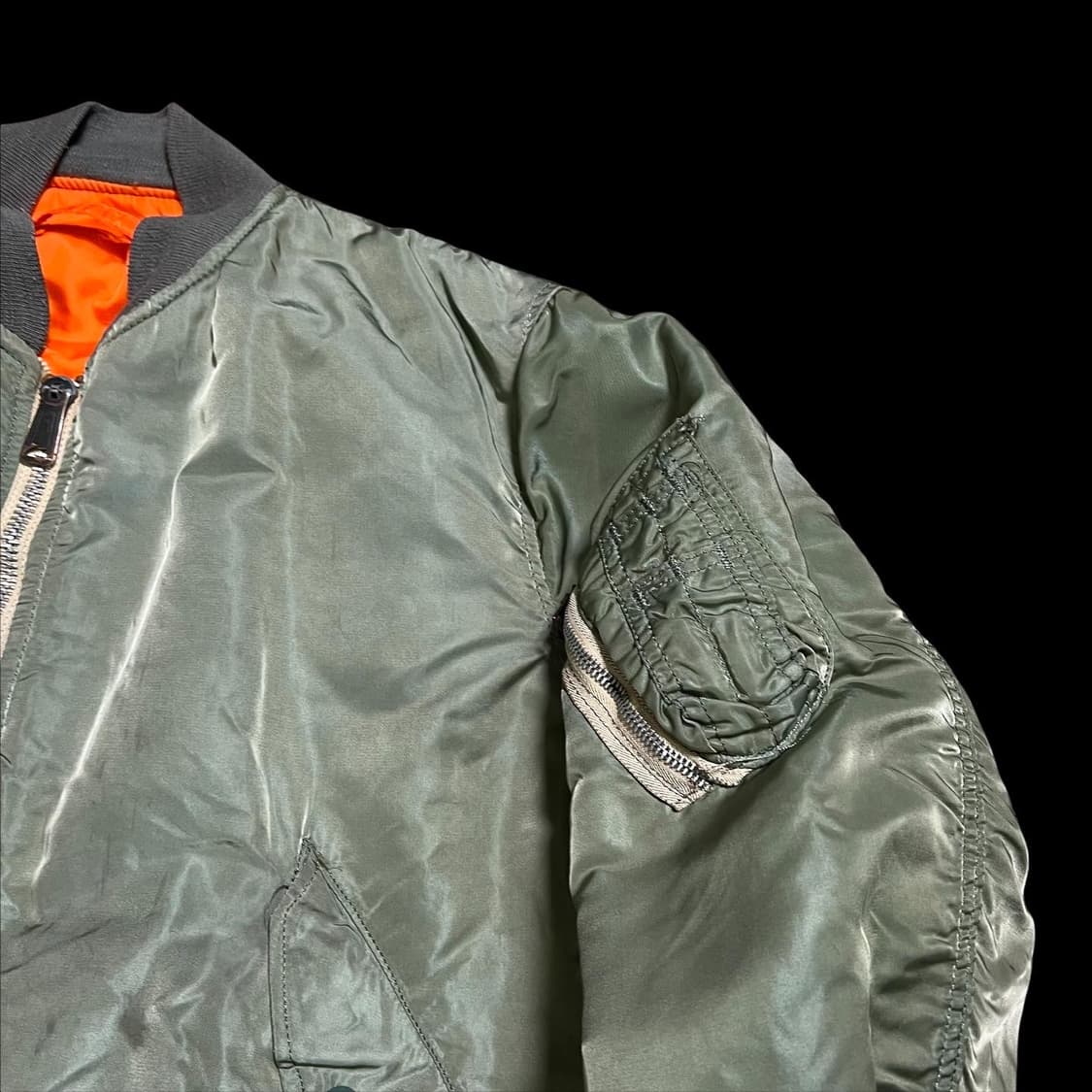 빈티지 알파 인더스트리 MA-1 플라이트 자켓 상품이미지2