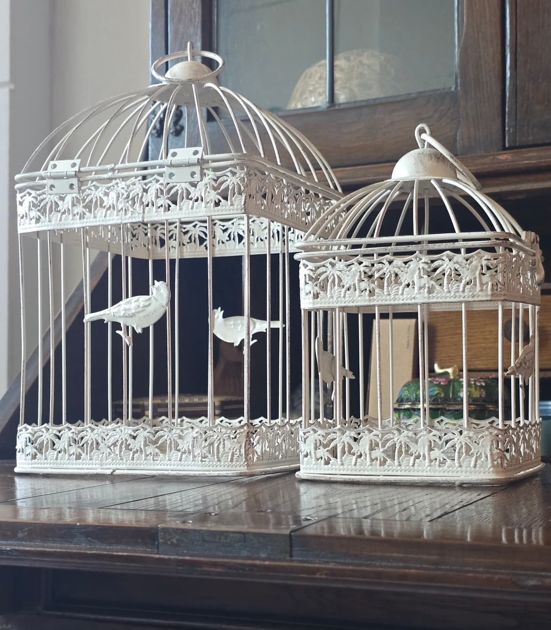 빈티지 철제 새장 인테리어 소품 2종 세트 상품이미지2