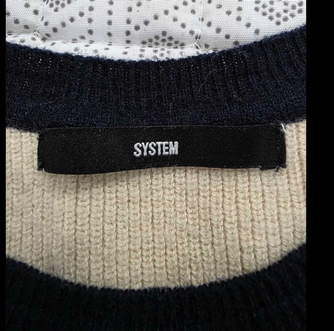 한섬 시스템 SYSTEM 시스템 남성 투톤 니트 95 상품이미지4