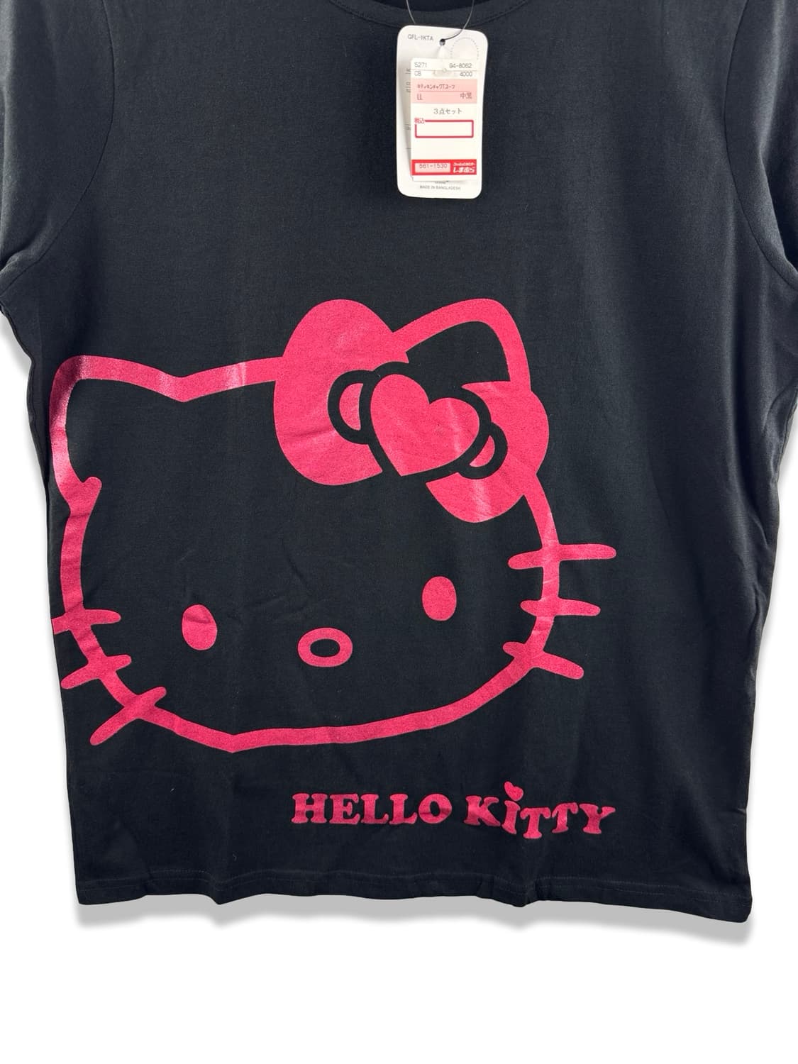 헬로키티 블랙핑크 반팔티셔츠3022 상품이미지4