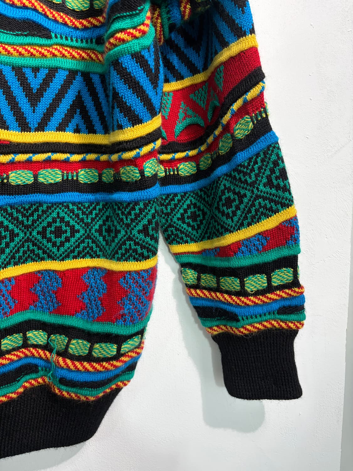 Wool 100% 3D 멀티컬러 vintage knit L 상품이미지8