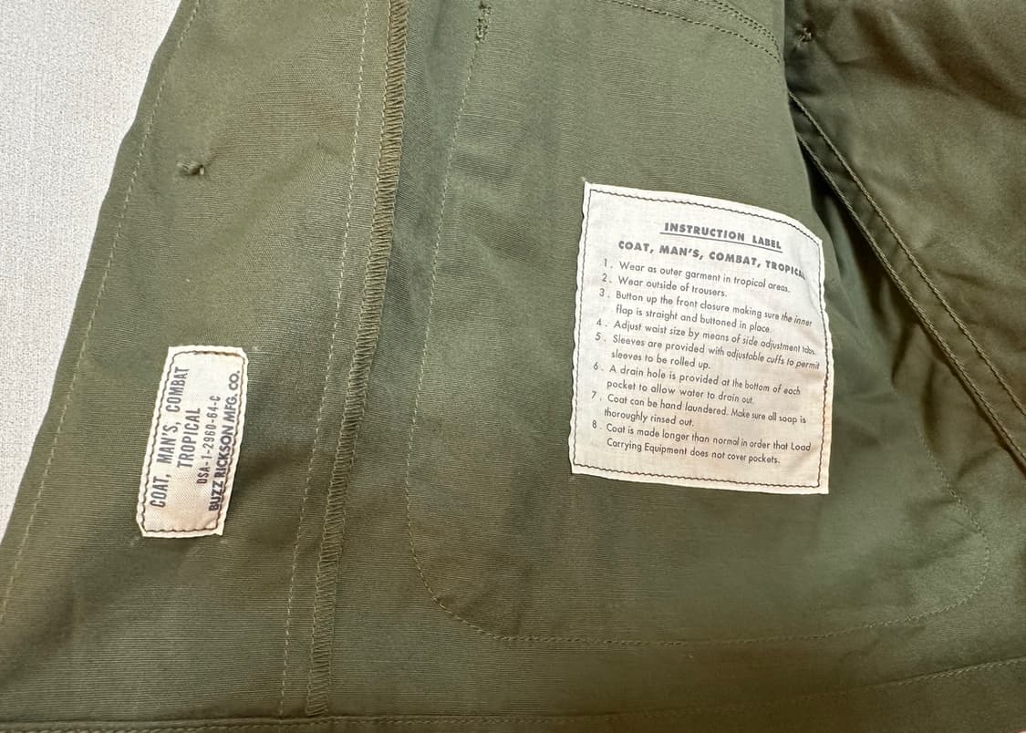 버즈릭슨 정글 퍼티그 자켓 라지 사이즈 (1회착용) 상품이미지4