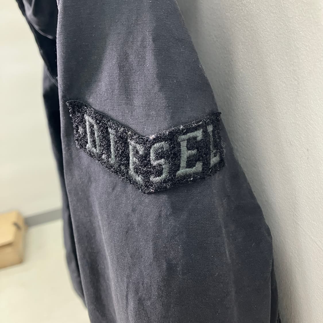 DIESEL 디젤 블랙 후드 밀리터리 필드 자켓 XS 상품이미지7
