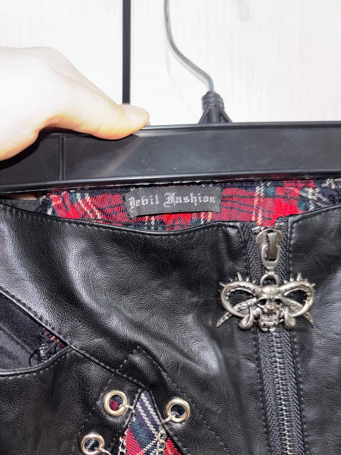 Debil Fashion 체크 펑크 스커트 상품이미지3