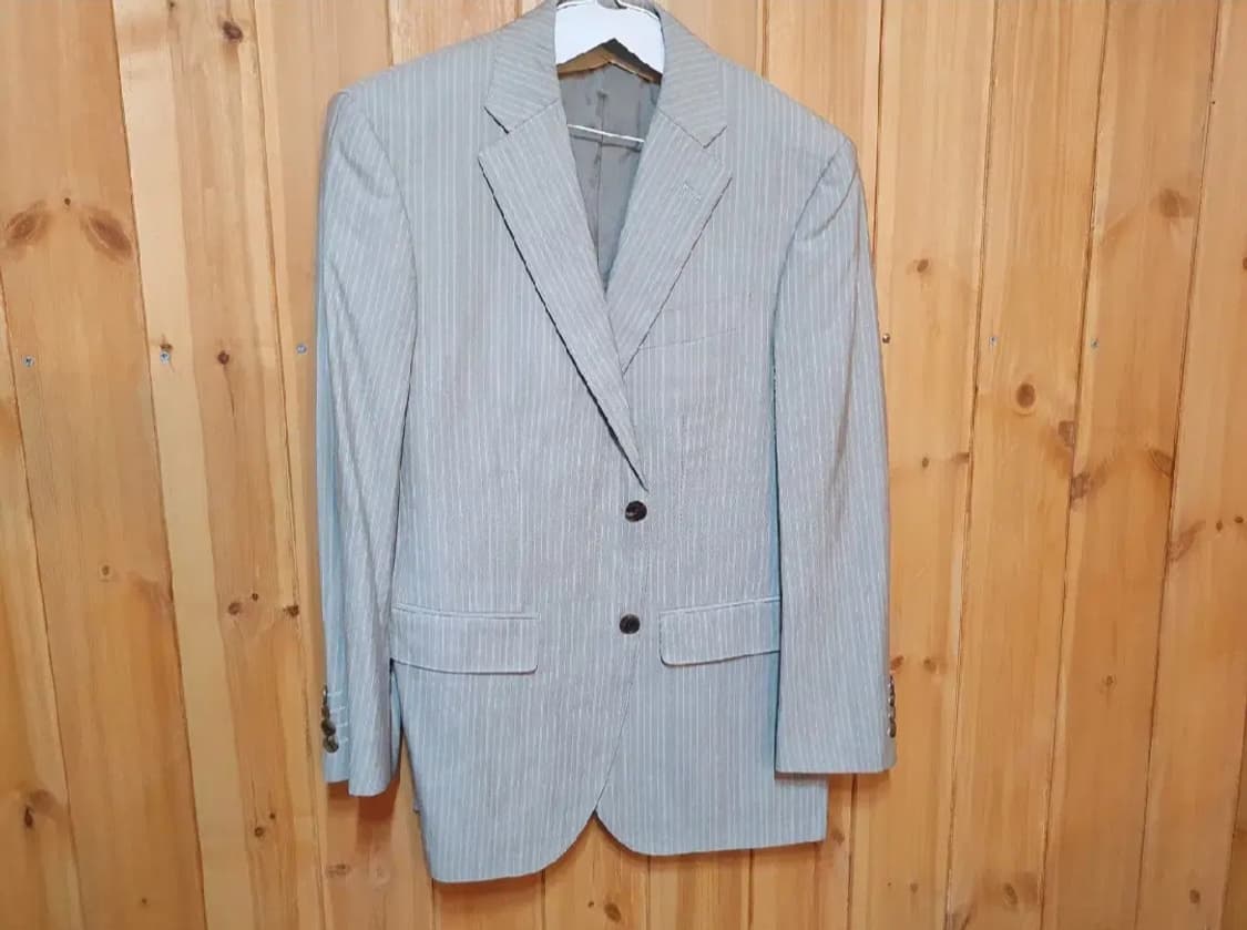 랑방 울 실크 고급 블레이저 자켓 95 97 상품이미지1