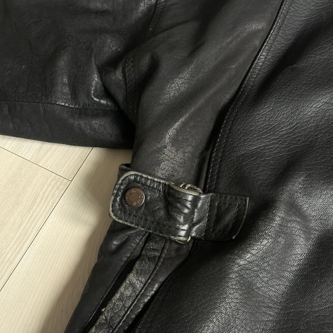 빈티지 소가죽자켓 M 상품이미지5