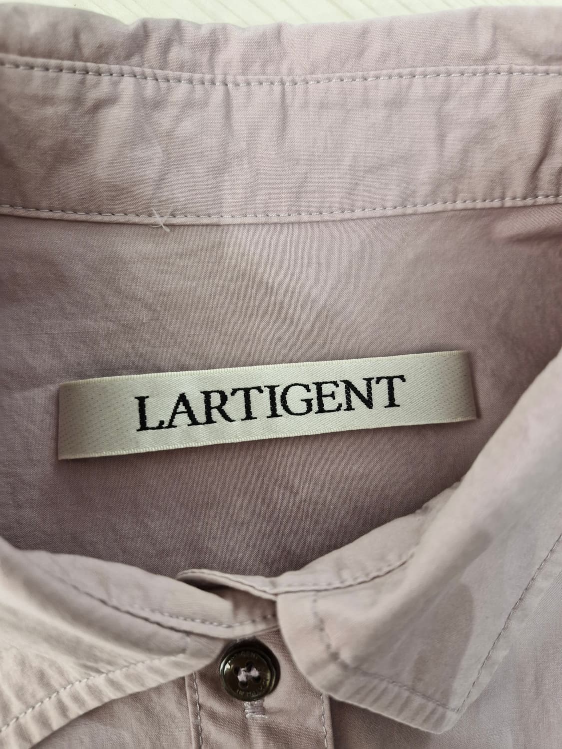 라티젠(LARTIGENT) LY 버튼 셔츠 바이올렛 상품이미지8