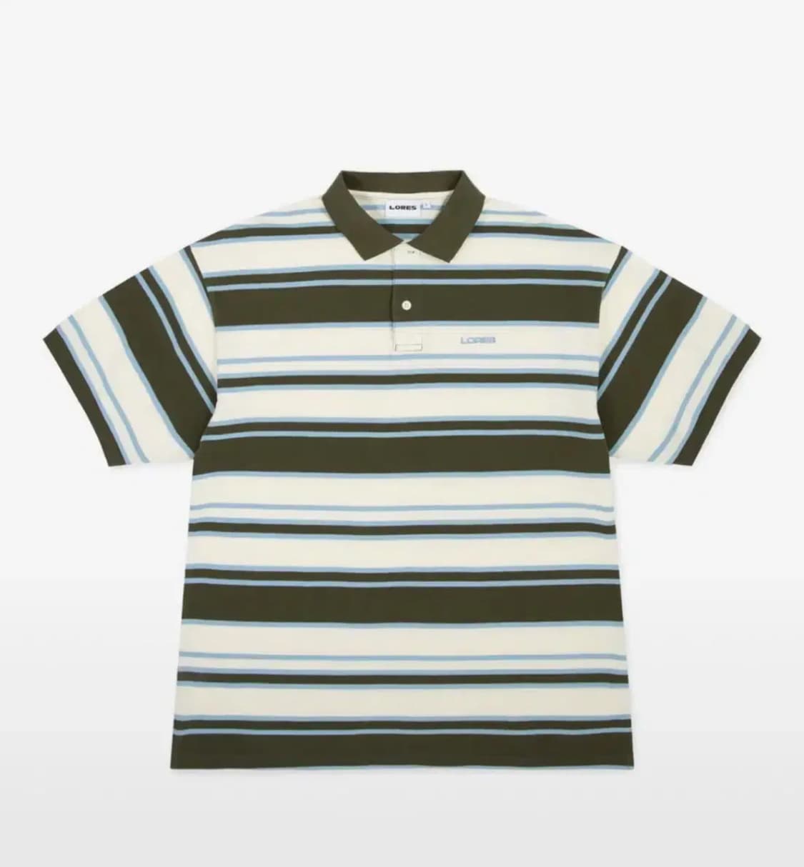 로어즈 Striped Cotton Pique Polo 상품이미지1