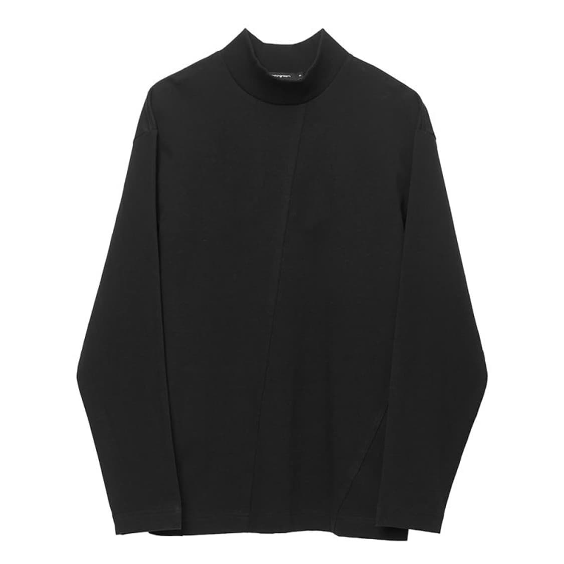 해칭룸 Slash Mock Neck Black 상품이미지1