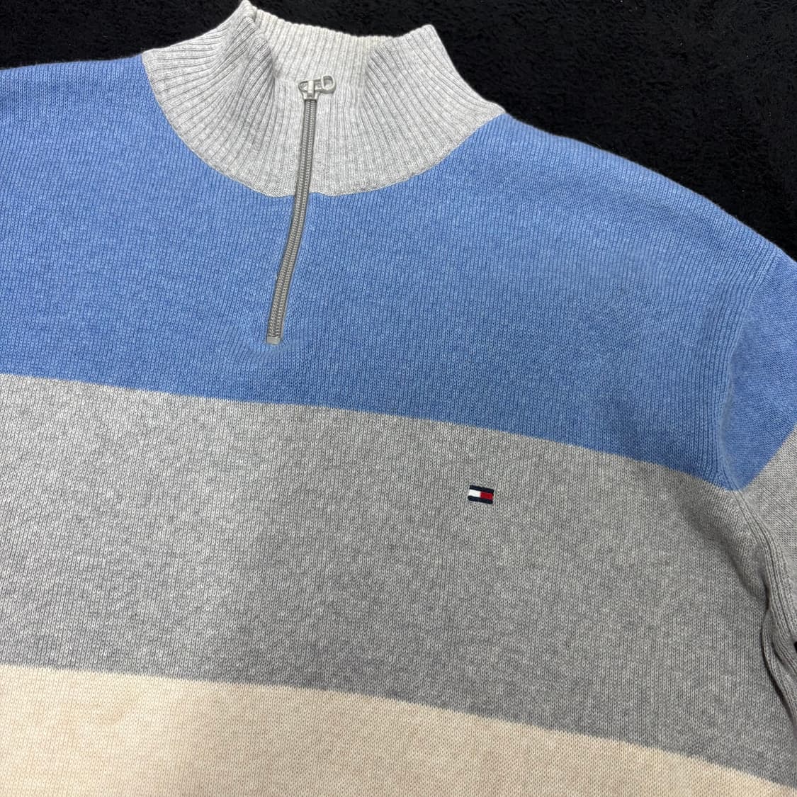 M 타미힐피거 하프집업 반집업 니트 상품이미지3