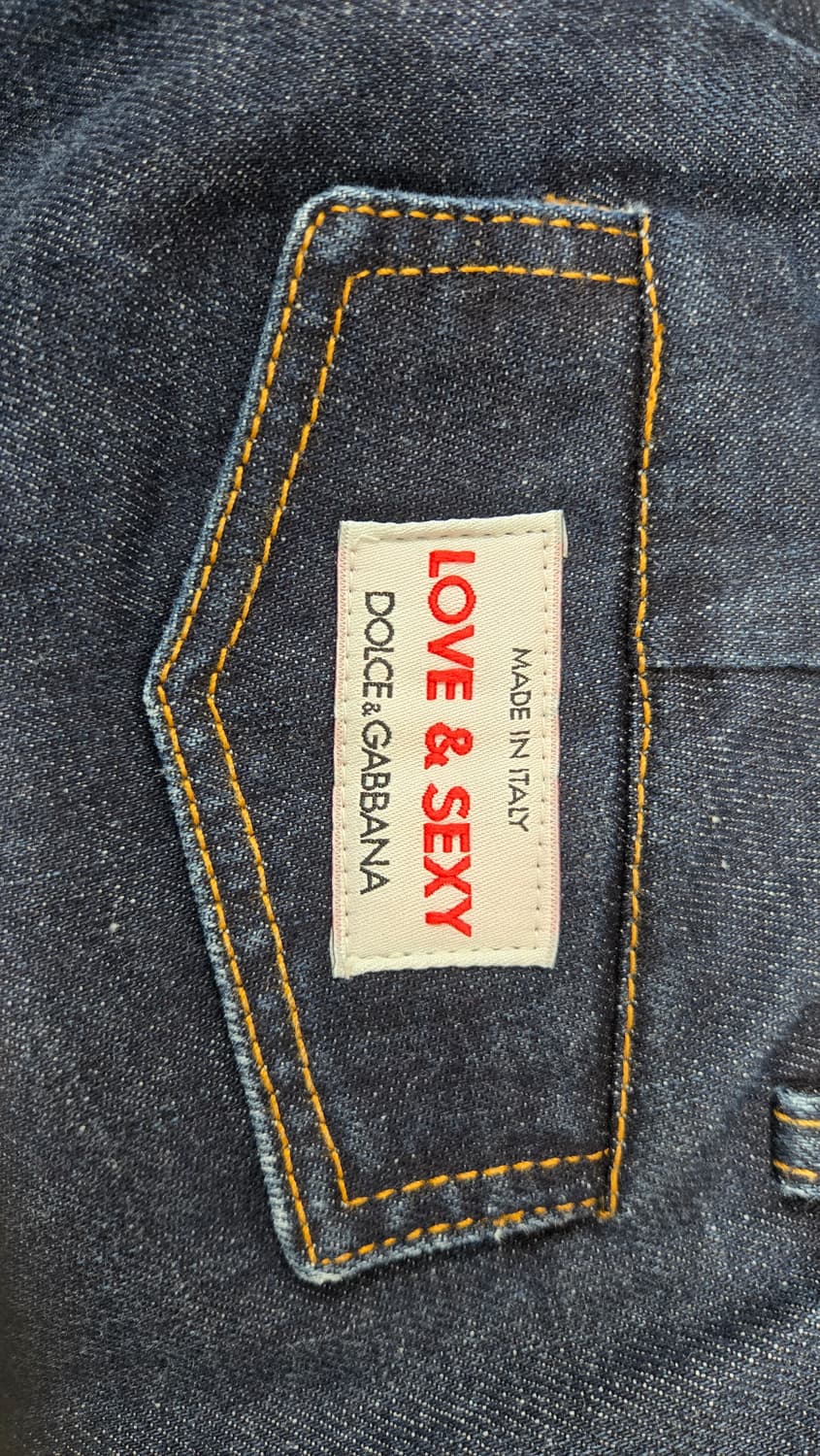 돌체앤가바나  정품 40싸이즈 희귀테그 본디지 데님 팬츠 상품이미지5