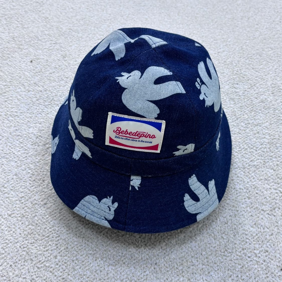 F 베베드피노 키즈 올오버 데님 버킷햇 0429E 상품이미지1