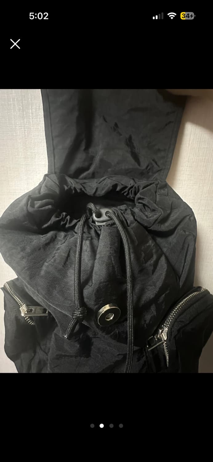 노이아고 심볼 로고 백팩 블랙 상품이미지3