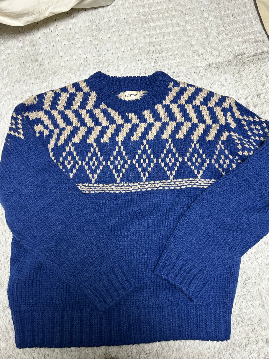 시엔느 노엘 자카드 니트 상품이미지5