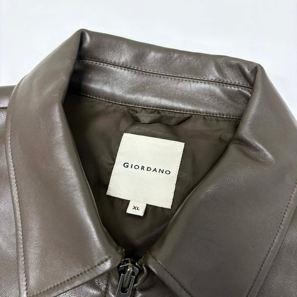 [XL] 지오다노 가죽 투웨이 스윙탑 자켓 상품이미지3