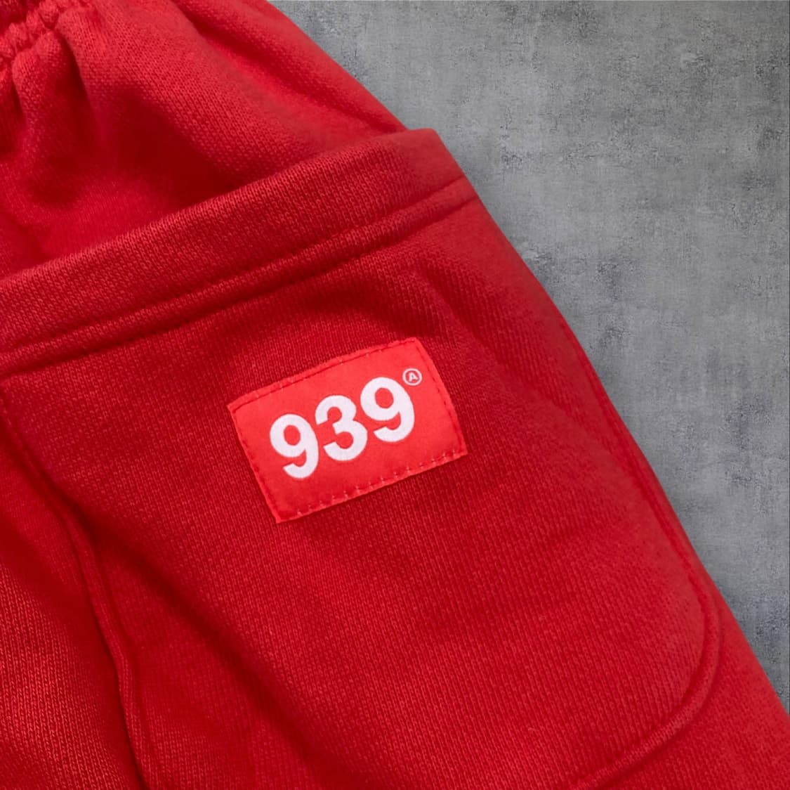 아카이브 볼드 939 로고 레드 스웻 팬츠 상품이미지6