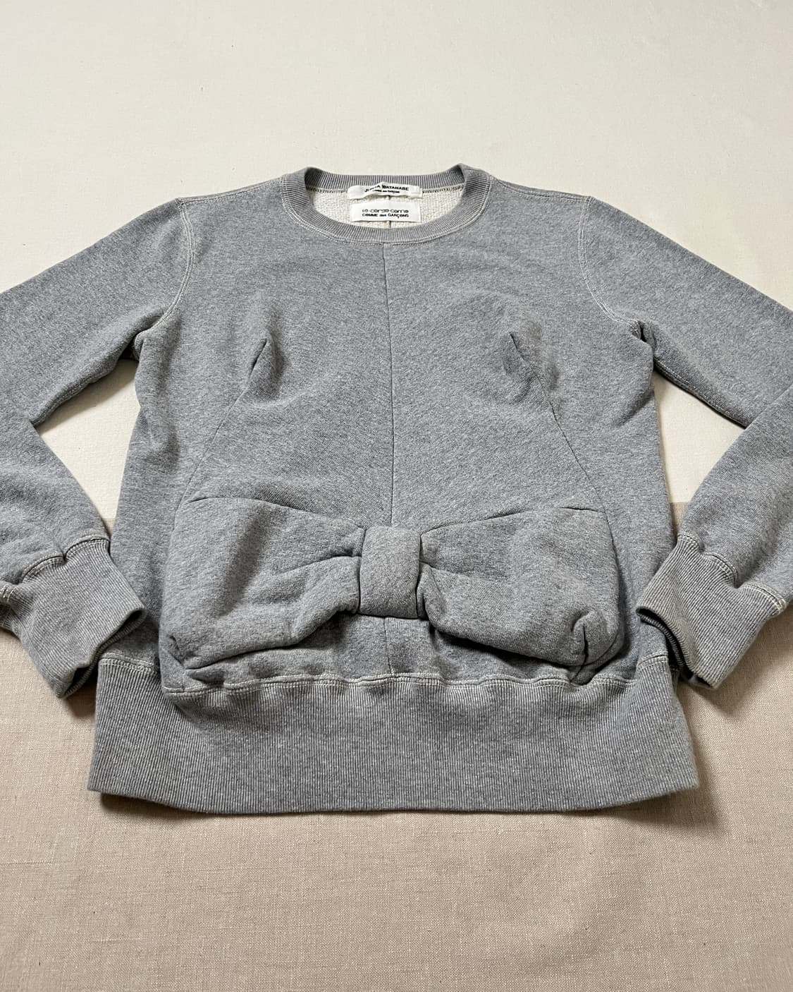 준야와타나베 꼼데가르송 입체패턴 리본 스웻셔츠 junya watanabe 상품이미지6