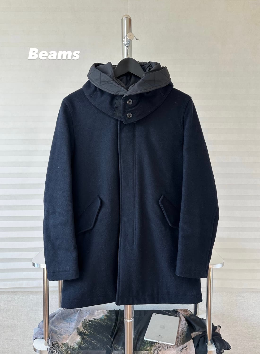빔즈 울 후드코트 상품이미지1