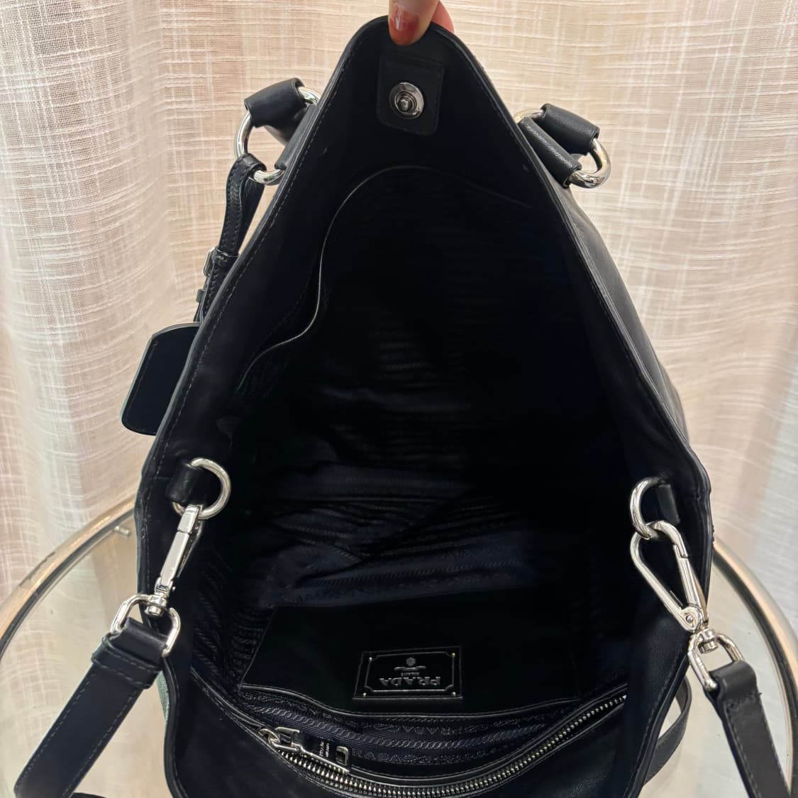 정품 프라다 비텔로 다이노 토트백     상품이미지7