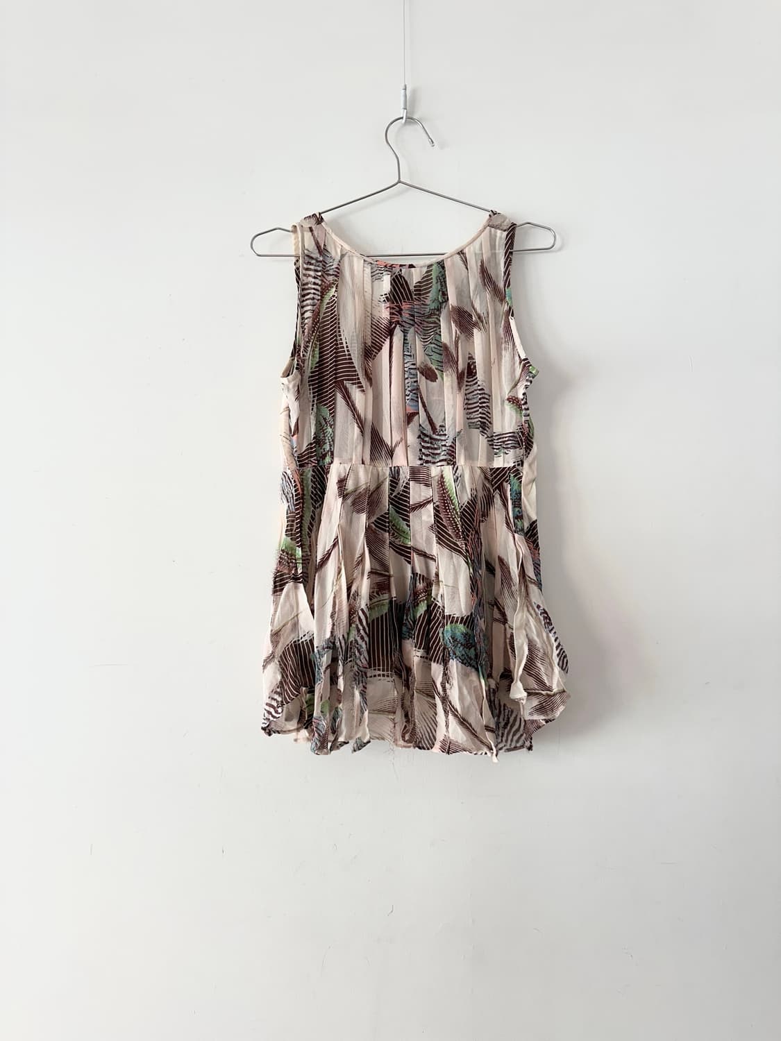 TIME tassel trim sleeveless blouse 상품이미지4