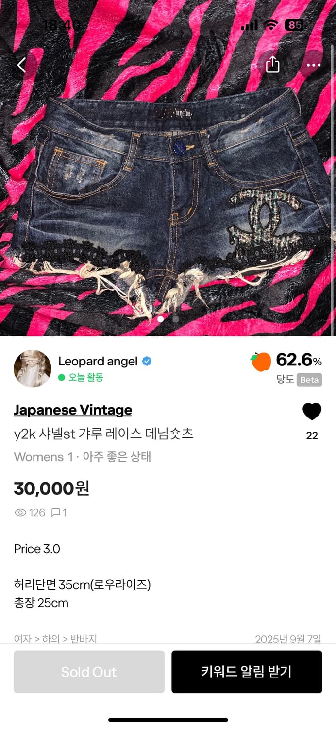 Y2k 샤넬 갸루 레이스 데님 팬츠 상품이미지2