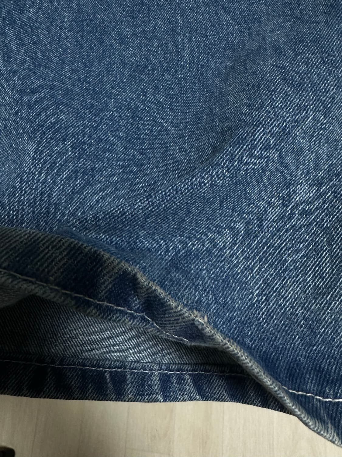 스웨이드 배기 데님 상품이미지5