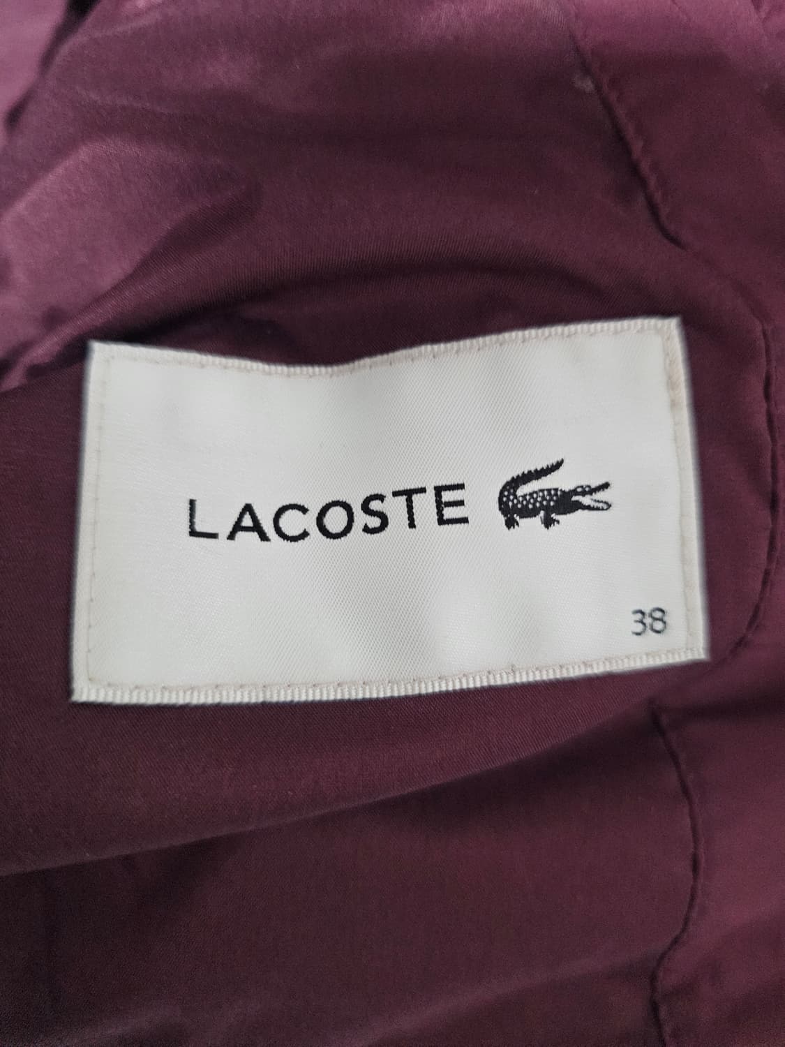 라코스테 여성 덕다운 경량패딩조끼 38(100) 상품이미지3