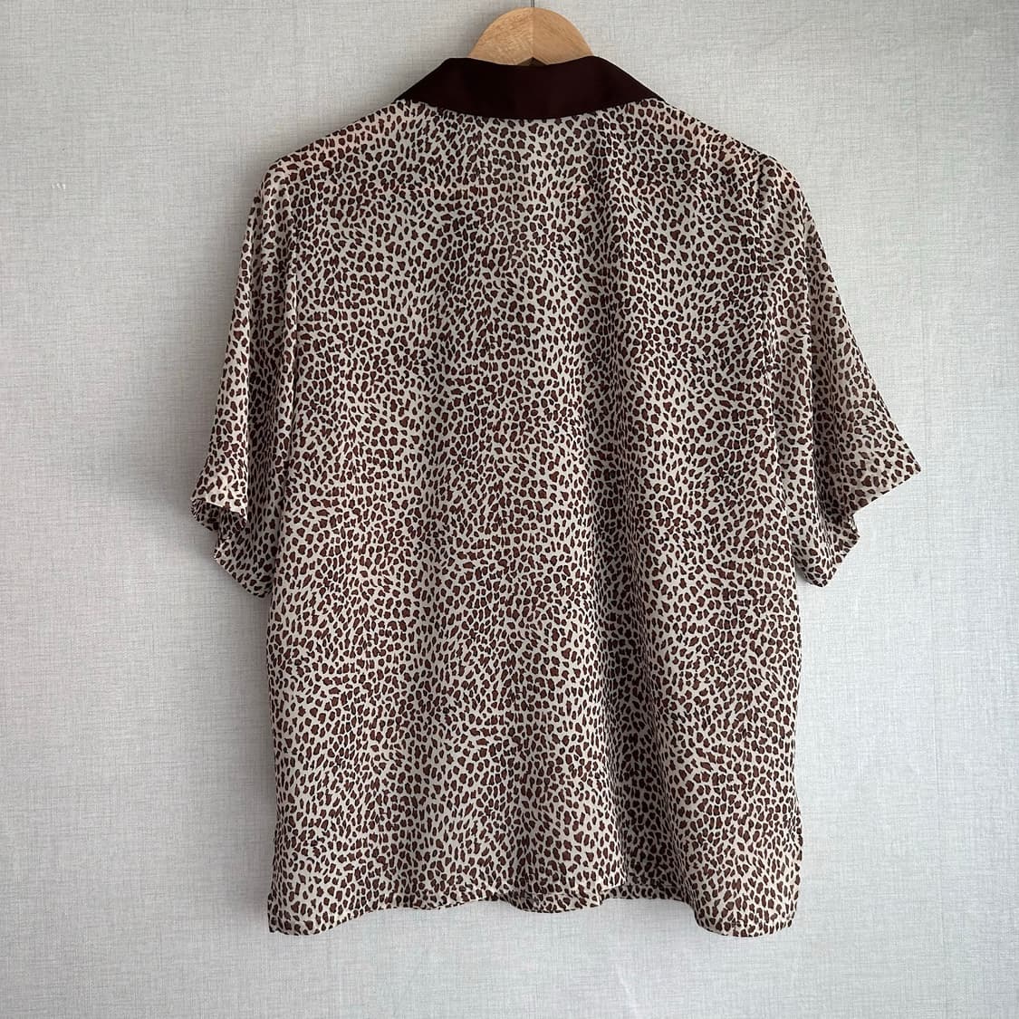 Vintage Leopard Pattern Shirts 상품이미지5