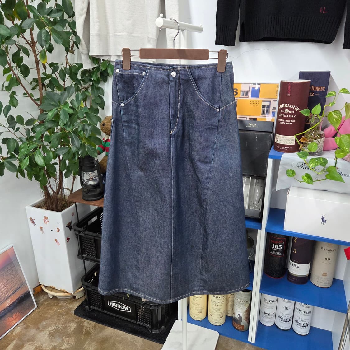 리바이스 엔지니어드 데님 스커트 80 상품이미지1