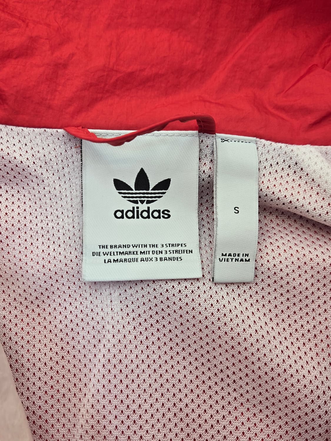 아디다스 트레포일 바람막이 자켓 레드 상품이미지2