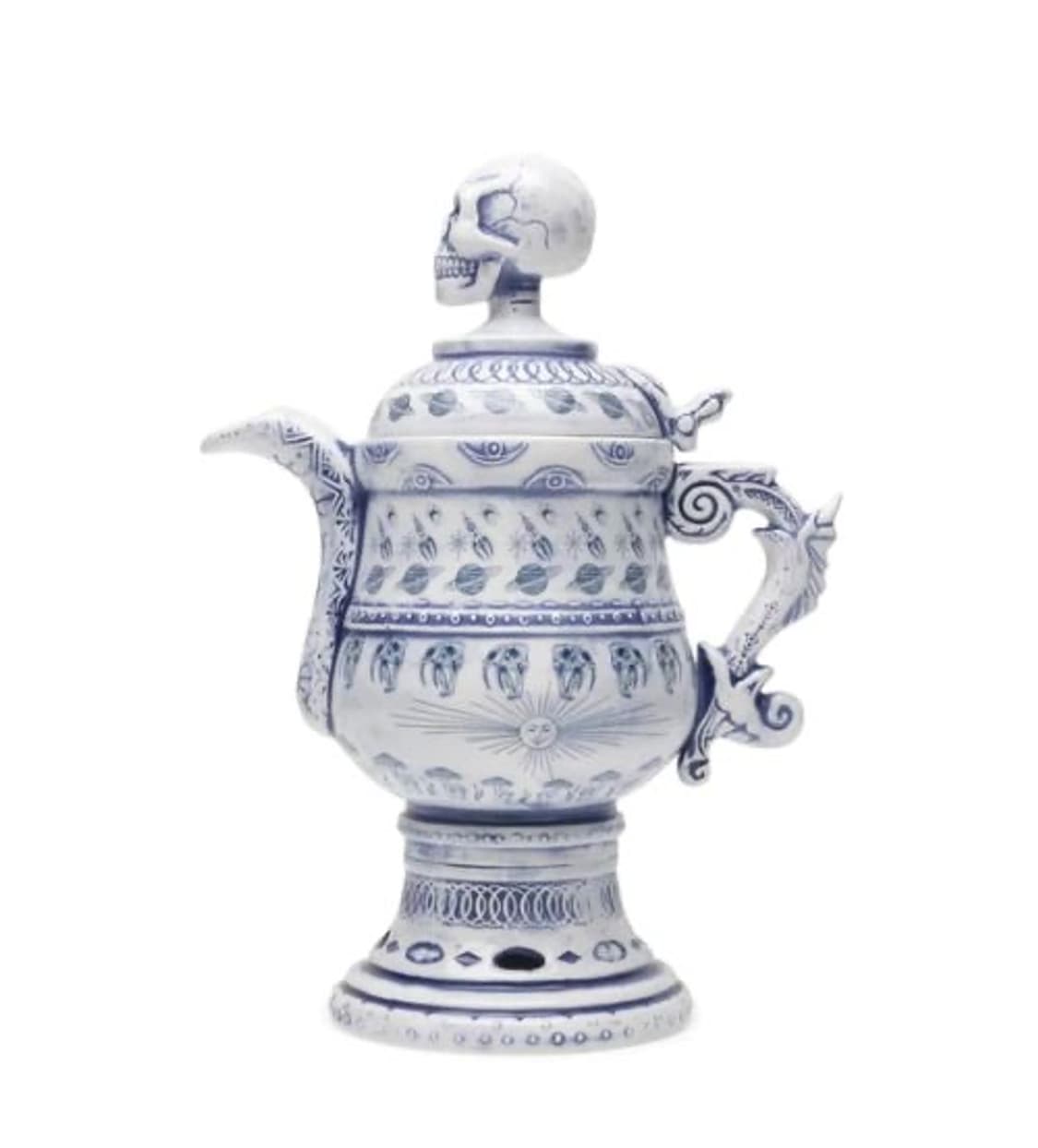 네이버후드 x 닥터 우 미트 스컬 헤드 인센스 챔버 블루 상품이미지2