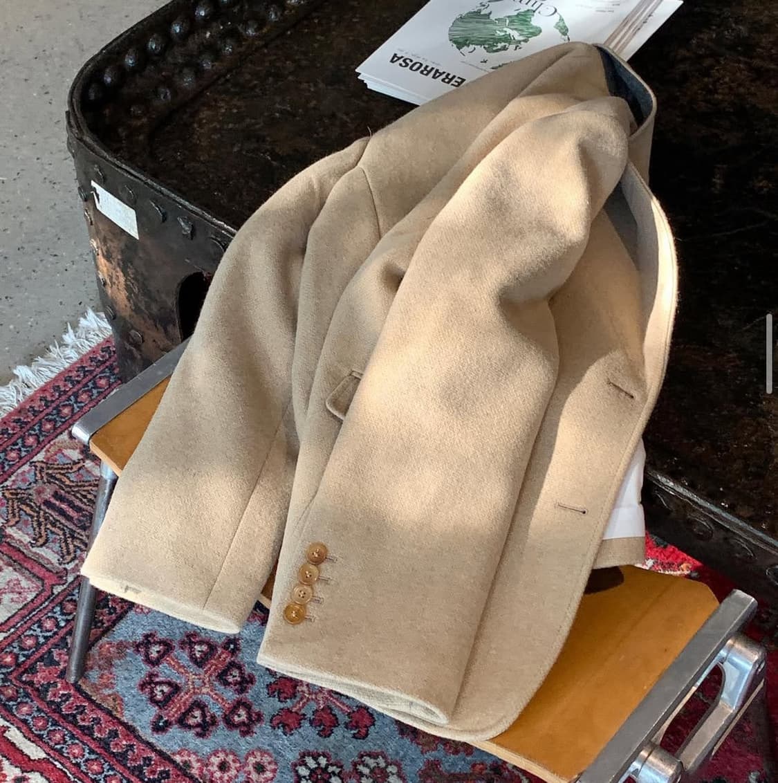 모로마켓 헤링본 울 재킷 상품이미지4