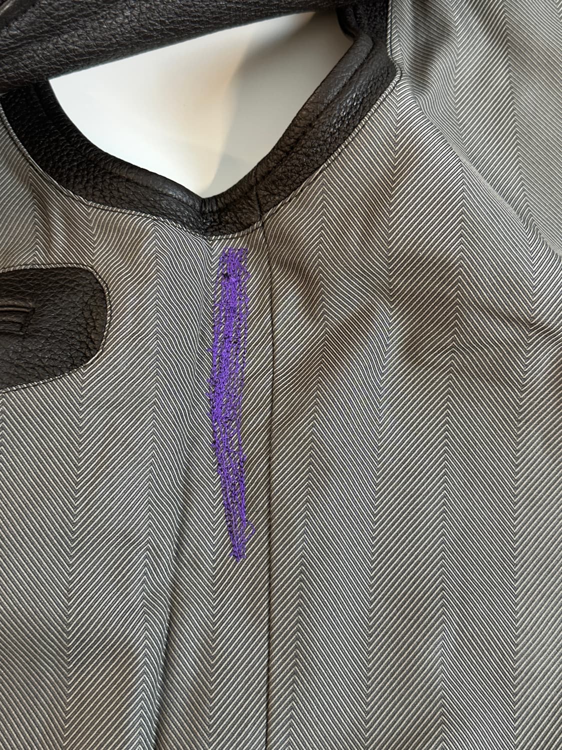 에르메네질도 제냐 buckskin 가죽 베스트 자켓 상품이미지8