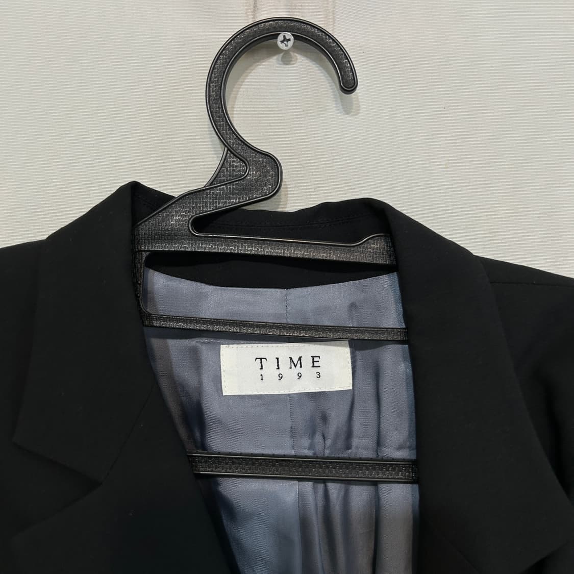 한섬 타임 20SS 블랙 코트 봄가을 55  상품이미지2