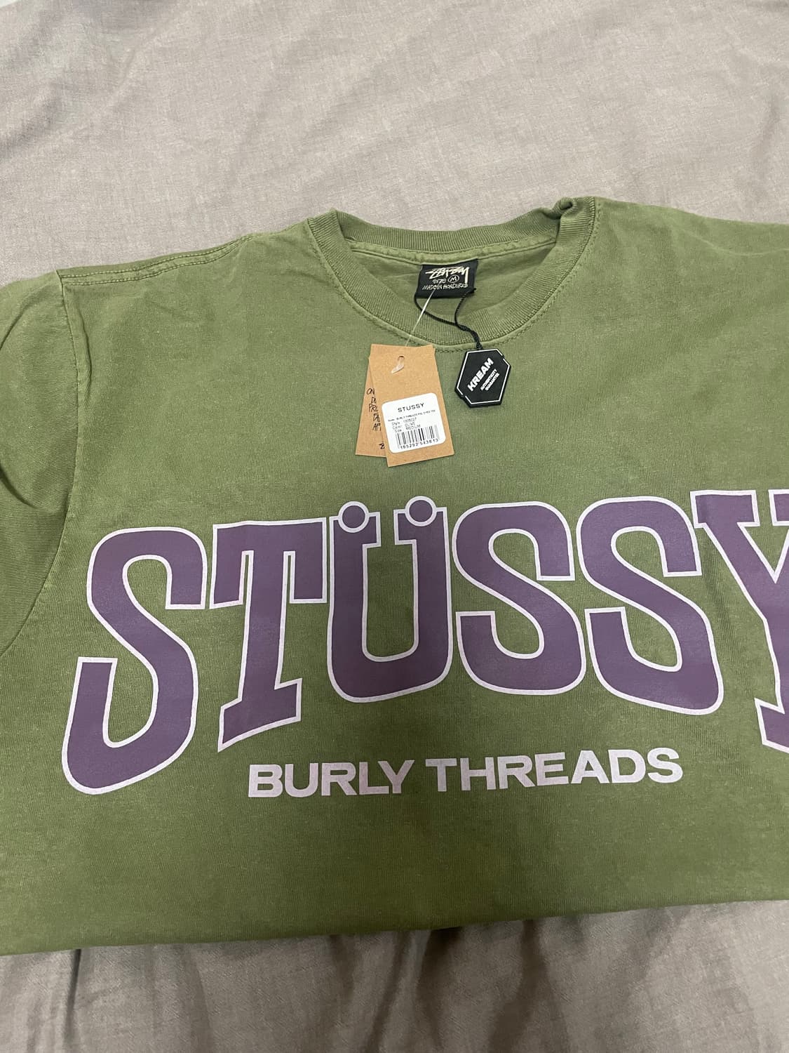 Stussy Burly Threads Pigment Dyed T-Shir 상품이미지2
