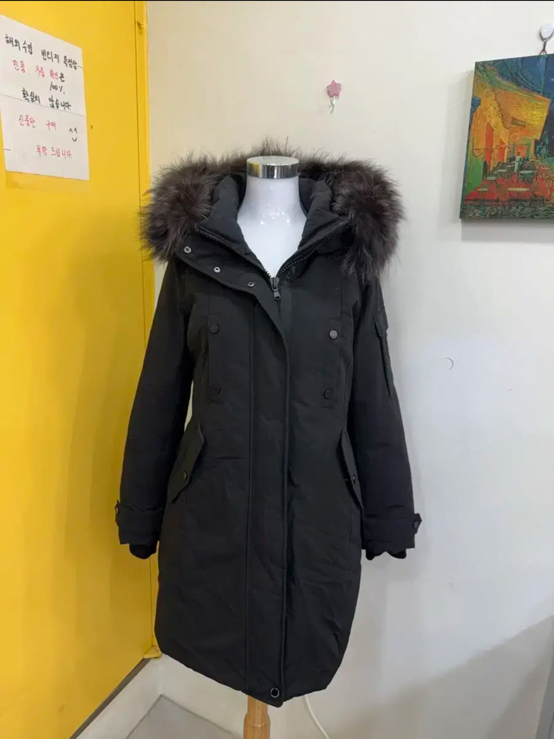 에고이스트 퍼후드 롱패딩 상품이미지3