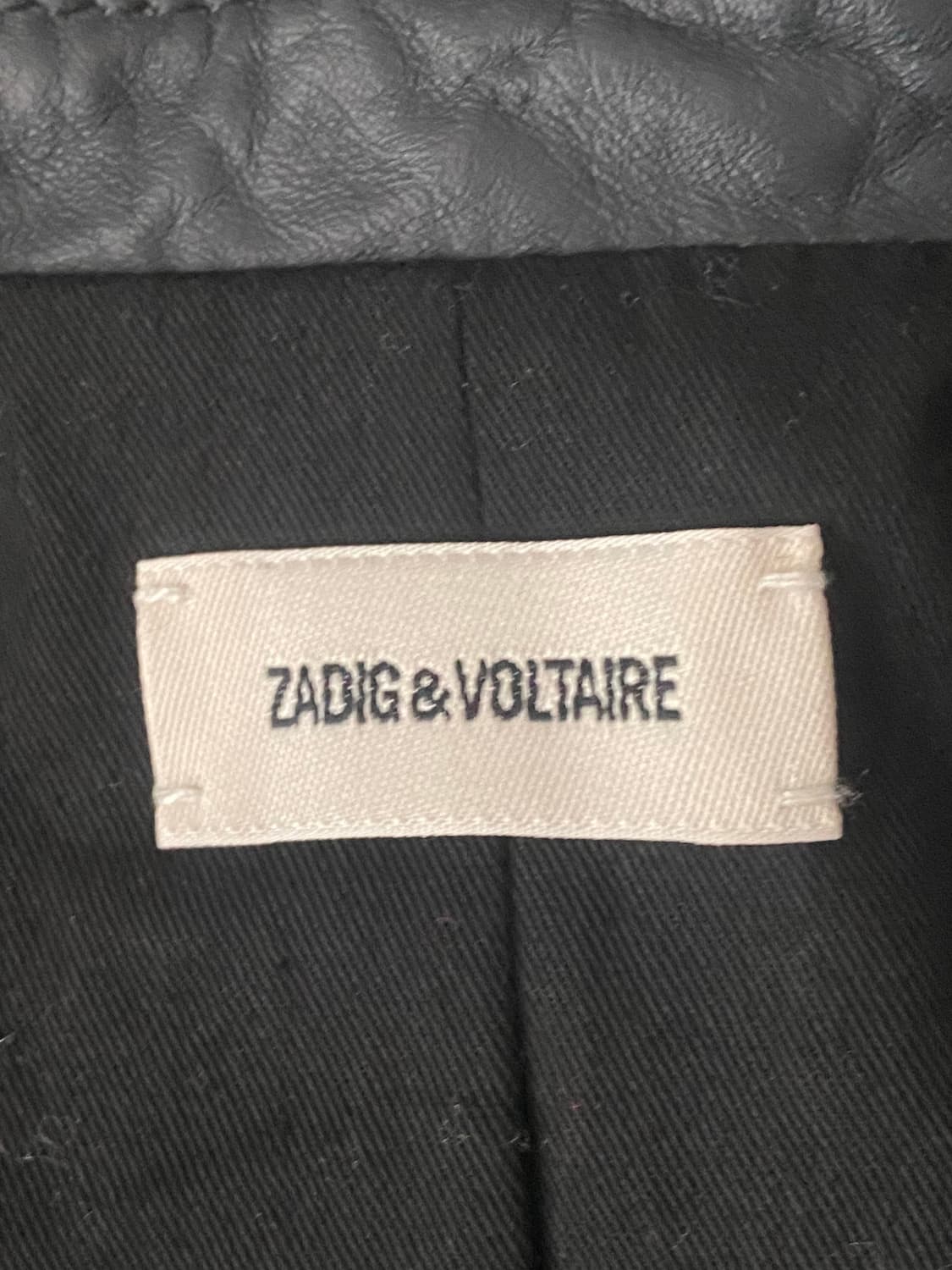 Zadig&Voltaire 자딕앤볼테르 가죽쟈켓(34,미착용) 상품이미지9